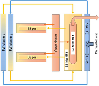 Flow scheme of HCPB BB [2].
